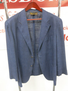 Loro Piana Men's Navy Blue Wool Suit Jacket. Size 56/XL.