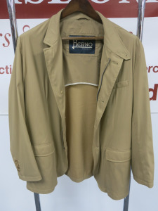 Loro Piana Herno Stone Wind & Rain Jacket. Size 56/XL.