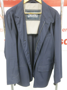 Loro Piana Herno Navy Wind & Rain Jacket. Size 56/XL.