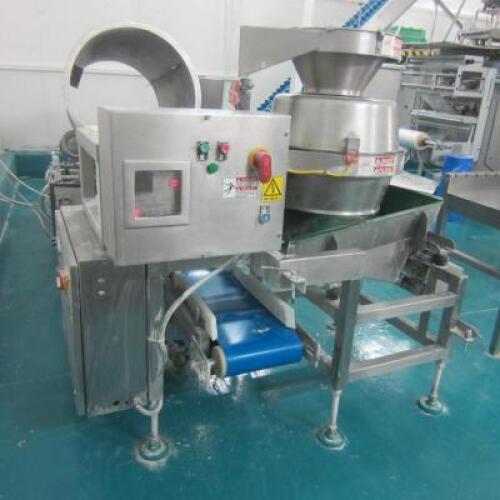 Peligro Cheese Grater/Shredding Machine with Vibratory Feed Powder Additive S/N J0710