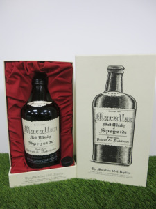 Macallan 1841 Replica Speyside Single Malt Scotch Whiskey, 700ml, in Presentation Box.