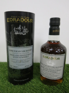Edradour Super Tuscan Cask Matured Single Malt Scotch Whisky, 2006, 700ml, in Presentation Box.