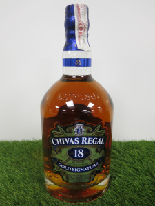 Chivas Regal Gold Signature Blended Scotch Whisky, Aged 18 Years, 1L.