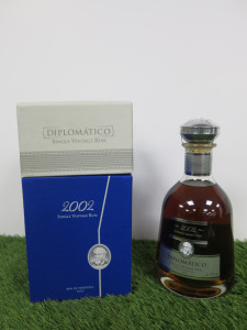Diplomatico Single Vintage Rum, 2002, 700ml, in Presentation Box.
