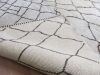 Heavy Cream & Brown Pattern, Medium Pile Carpet/Rug. Size 294 x 334cm - 4