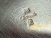 Christofle France, Silver Three Part Appetizer Dish. Single Dish Size Dia 11.5cm. - 6