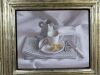 Saul Robertson (1978) Oil on Linen 'Puzzles' 2011 in Contemporary Frame. Art Size 25 x 20cm. - 2