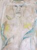 Mural on Plaster 'Palladium Leaves' 1985. Size 100 x 150cm. - 2