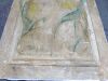 Mural on Plaster 'Palladium Leaves' 1985. Size 100 x 150cm. - 3
