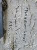 Mural on Plaster 'Palladium Leaves' 1985. Size 100 x 150cm. - 5