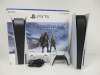 SONY PS5 Disc Edition Console, 825GB, with New PS5 Pad & Power Supply, New in Original Box. NOTE: god of war game not included.