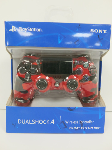 Red Camo SONY PS4 Pad, New in Original Box.