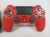 3 x Assorted SONY PS4 Pads to Include: 1 x Gold in Good Condition, 1 x Red in Good Condition & 1 x Blue with Slightly Sensitive X Button. - 4