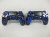 2 x Custom Blue Lightning PS4 Pads. NOTE: 1 x pad has faulty R2 button.