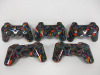 5 x New Custom Neon Design PS3 Pads.