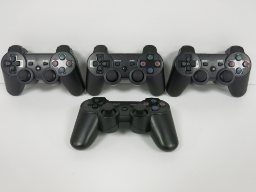 4 x New Black PS3 Pads.