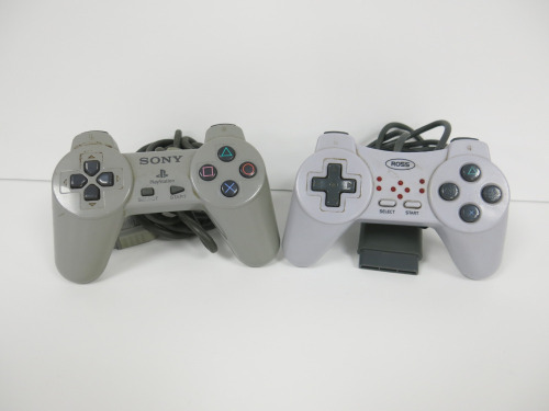 2 x Standard Grey PS1 Pads, to Include: 1 x SONY & 1 x ROSS.