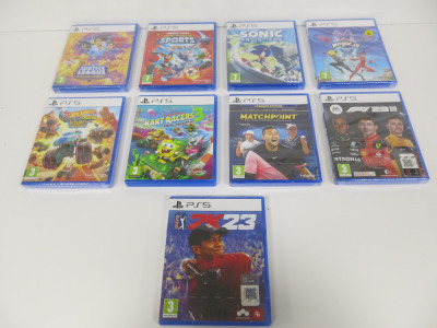 9 x Assorted Sealed Kids PS5 Games to Include: 4 x 7+ & 5 x 3+ (As Pictured).