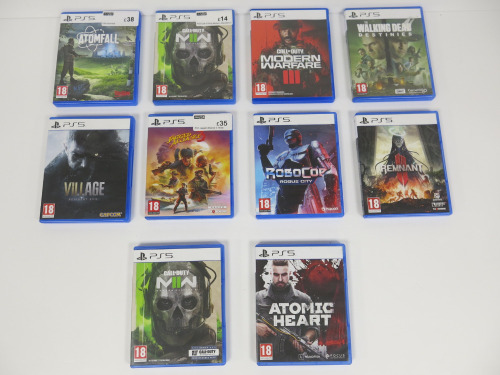 10 x Assorted Shooter/Combat PS5 Games to Include: 18+ Years. (As Pictured).