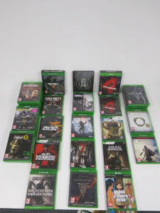 41 x Assorted Category Xbox One/X Games to Include: 18+ Years & 3 Special Edition Sets. (As Pictured).