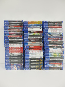 91 x Sealed Assorted Category PS4 Games to Include: 3+-18+ Years. (As Pictured).