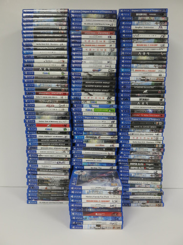 160 x Assorted Category PS4 Games to Include: 12+-16+ Years. (As Pictured).