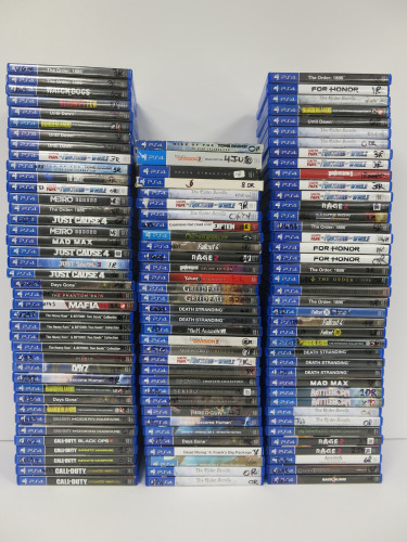 113 x Assorted Category PS4 Games to Include: 18+ Years & 4 Limited Edition Sets. (As Pictured).