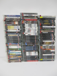 100 x Assorted Category PS3 Games to Include: 3+-18+ Years. (As Pictured).
