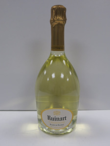 Bottle of Ruinart Blanc De Blancs Champagne, 750ml.