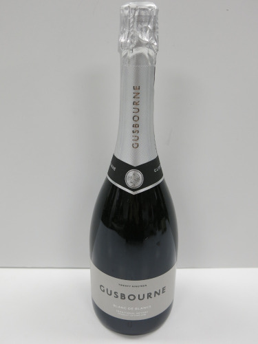 Bottle of Gusbourne Blanc De Blancs Sparkling Wine, 2019, 750ml.