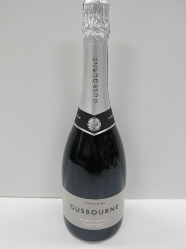 Bottle of Gusbourne Blanc De Blancs Sparkling Wine, 2019, 750ml.