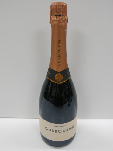 Bottle of Gusbourne Rose Sparkling Wine, 2019, 750ml.