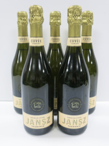 5 x Bottles of Jansz Premium Cuvee Sparkling Wine, 750ml.
