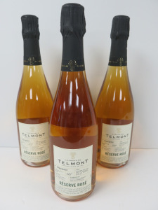 4 x Bottles of Temont Reserve Rose Extra Brut Champagne, 750ml.