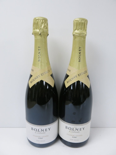 2 x Bottles of The Bolney Estate Classic Cuvee English Sparkling Wine, 750ml.