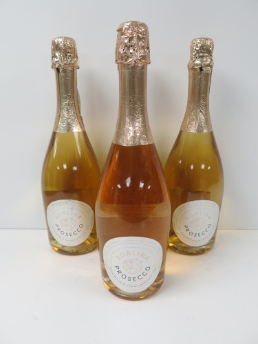 4 x Bottles of Adalina Prosecco Rose Extra Dry, 750ml.