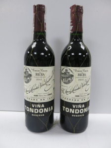 2 x Bottles of R. Lopez de Heredia Vina Tondonia Reserve Red Wine, 2012, 750ml.