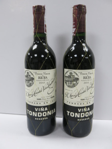 2 x Bottles of R. Lopez de Heredia Vina Tondonia Reserve Red Wine, 2012, 750ml.