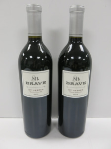 2 x Bottles of Mt Brave Cabernet Sauvignon Red Wine, 2018, 750ml.