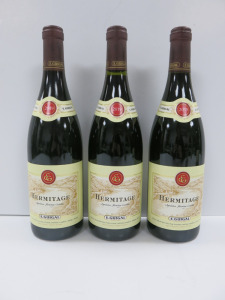 3 x Bottles of E.Guigal Hermitage Red Wine, 2019, 750ml.
