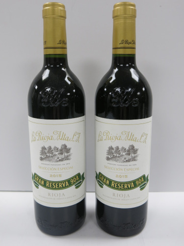 2 x Bottles of La Rioja Alta S.A Gran Reserve 904, 2015, Red Wine, 750ml.