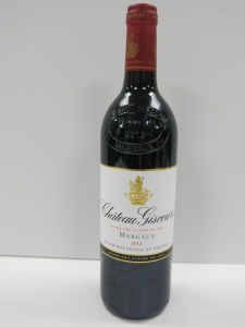 Bottle of Chateau Giscours Margaux Grand Cru Classe Red Wine, 2012. 750ml.
