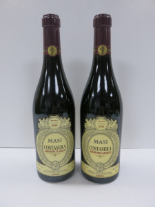2 x Bottles of Masi Costasera Amarone Classico Red Wine, 2018, 750ml.