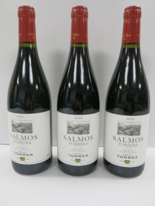 3 x Bottles of Torres Salmos Porrera Vi de Vila Red Wine, 2020, 750ml.