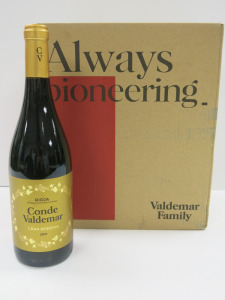 Case of 6 x Bottles of Conde Valdemar Gran Reserve Rioja Red Wine, 2017, 750ml.
