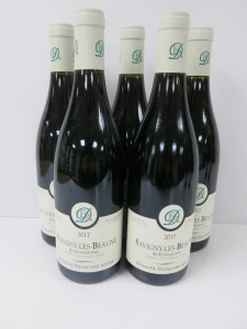 5 x Bottles of Domaine Francois Andre Savigny Les Beaune Red Wine, 2017, 750ml.