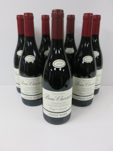 8 x Bottles of Beau Charmois Pinot Noir Red Wine, 2023, 750ml,