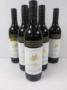 7 x Bottles of Wakefield Shiraz Red Wine, 2022, 750ml.