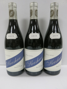 3 x Bottes of Kershaw Elgin Pinot Noir Red Wine, 2018, 750ml.