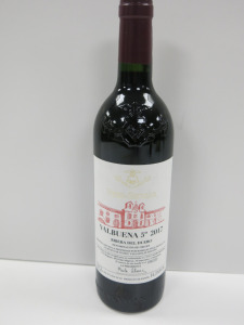 Bottle of Vega Sicilia Valbuena 5 Red Wine, 2017, 750ml.